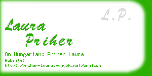 laura priher business card